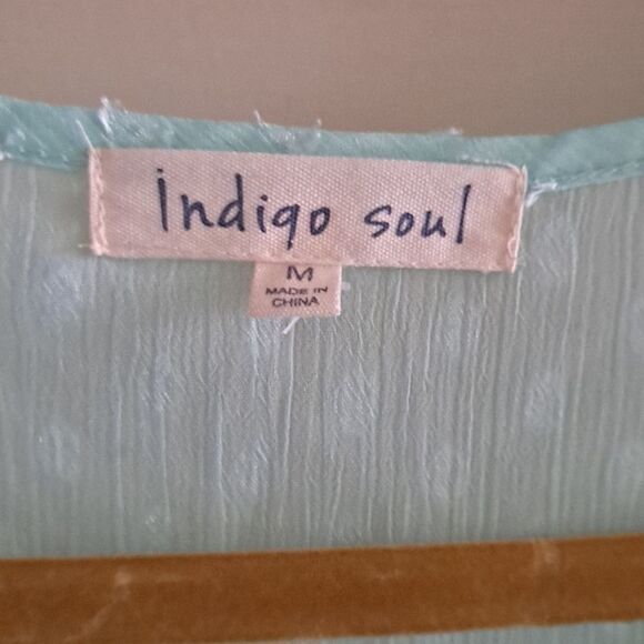 Indigo Soul Blouse. NWOT - Picture 3 of 8